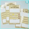 Giấy lập kế hoạch thói quen 21 ngày (in 1 mặt) - Habit Tracker 21 ngày - Blueangel