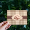 Thiệp sinh nhật happy birthday, HPBD - LUX - Blueangel