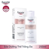 Combo Eucerin sữa dưỡng thể trắng sáng mịn da Ultrawhite+ Spotless SPF7 và sữa rửa mặt trắng da 150ml