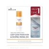 Kem chống nắng Eucerin giúp giảm thâm nám Sun Serum Double Whitening SPF50+ tặng nước tẩy trang 100ml