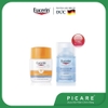 Kem chống nắng Eucerin Sun Fluid Mattifying SPF50+ 50ml tặng tẩy trang nhạy cảm Dermato Cleam 3IN1 100ML