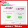 Saforelle Khăn Ướt Vệ Sinh Phụ Nữ  Intimate Hygienen Wipes (10 miếng)