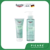 Combo Eucerin cho da nhờn mụn gel rửa mặt Pro Acne Cleansing Gel 200ml & tẩy tế bào chết Pro Acne Scrub 100