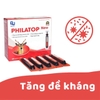 PHILATOP NEW Ống Nhựa Đại Uy, Cho Trẻ Em Biếng Ăn Chậm Lớn Còi Xương, Người Già Đề Kháng Kém - Hộp 20 Ống)