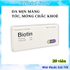 BIOTIN MEDIPHAR USA - VITAMIN H 5mg Bổ Sung Biotin Giúp Da Đẹp, Tóc Dày Bóng, Móng Khoẻ Hộp 20 Viên