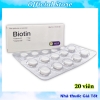 BIOTIN MEDIPHAR USA - VITAMIN H 5mg Bổ Sung Biotin Giúp Da Đẹp, Tóc Dày Bóng, Móng Khoẻ Hộp 20 Viên