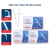 Combo 3 Hộp Tăm Chỉ Xỉa Răng ( Hộp 50 Chiếc)