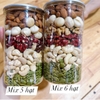 Mix Nust tổng hợp 5 loại hạt dinh dưỡng - Hộp 500g : Macca, hạnh nhân, hạt điều, óc chó, nhân bí....