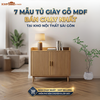 Top 7 Mẫu Tủ Giày Gỗ MDF Bán Chạy Nhất Tại Kho Nội Thất Sài Gòn