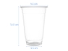 Cốc nhựa 500ml không nắp