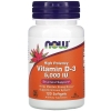 Now Foods Vitamin D3 5000 IU - 120 Softgels