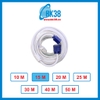 Cáp VGA 10-50M (Trắng, 2 cục chống nhiễu)