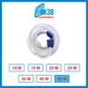 Cáp VGA 10-50M (Trắng, 2 cục chống nhiễu)
