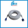 Cáp VGA 10-50M (Trắng, 2 cục chống nhiễu)