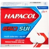 VIÊN SỦI HAPACOL 650 DHG : điều trị các cơn đau có cường độ nhẹ đến trung bình và sốt (4 vỉ x 4 viên)