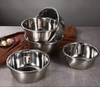 Bộ 5 thau rổ inox
