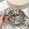 Bát 2 quai kèm thìa phong cách hàng quốc bằng thép không gỉ