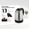 Ấm siêu tốc inox 1.8L Happy Time HTD1022