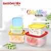 Bộ 5 Hộp Nhựa Cầu Vồng Đựng Thực Phẩm L1651 Đại Đồng Tiến