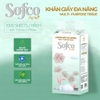Thùng 8 gói khăn giấy rút treo tường đa năng Sofco 1000 tờ