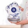 Đĩa vuông gốm sứ 9inch Phúc Mãn Đường