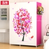 Tủ vải 3D 2 buồng 6 ngăn cao cấp