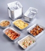 Set 10 khay giấy bạc hình chữ nhật sâu lòng 700ml