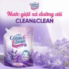 Nước giặt xả dưỡng vải Clean & Clean hương Violet 3.2kg