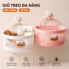 Giỏ treo tường đựng đồ đa năng miệng cười