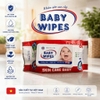 Thùng 50 gói khăn ướt cho bé TMH Baby Wipes 80g