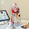 Bình nhựa đựng nước núm Hello Kitty 550ml