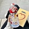 Bình nhựa đựng nước núm Hello Kitty 550ml