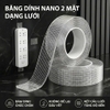Băng keo Nano 2 mặt dạng lưới siêu dính 3m