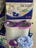 Bộ thùng lau nhà xoay 360 độ lồng nhựa HC-279