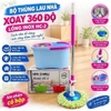 Bộ thùng lau nhà xoay 360 độ lồng Inox HC-2