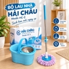 Bộ thùng lau nhà xoay 360 độ lồng Inox HC-2