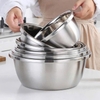 Bộ 5 thau inox đựng thực phẩm size 20cm-28cm