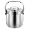 Cà men giữ nhiệt inox có quai xách