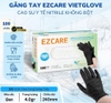 Găng tay cao su y tế Nitrile không bột EZCARE Màu Đen