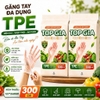 Túi 300 cái găng tay đa dụng TPE Topgia