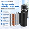 Bình giữ nhiệt kèm cốc SURFVEN 1000ml SFB-24100