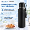 Bình giữ nhiệt kèm cốc SURFVEN 1000ml SFB-24100