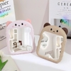 Gương trang điểm để bàn mini hình gấu dễ thương