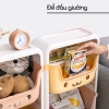 Kệ để đồ chơi, bỉm sữa 3 tầng cho mẹ và bé cao cấp