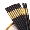 Bộ 10 đôi đũa mạ vàng kiểu Nhật cao cấp 27cm