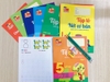 Set 10 quyển tập tô chữ và số tặng kèm bút cho bé