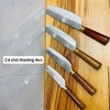 Dao thái bằng thép không gỉ cán Gỗ size 17cm