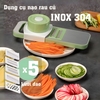 Bộ dụng cụ bào gọt rau củ đa năng 5 lưỡi