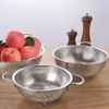 Rổ inox không gỉ sét có quai cầm size 28.5cm