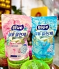 Nước xả vải hương hoa Hàn Quốc Blue túi 1300ml